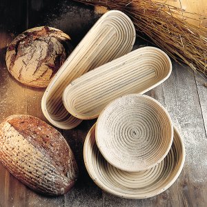 Bild 1 zu Artikel  Gärkörbchen-Set rund und oval spezial für Brote von 750 - 1.500g 