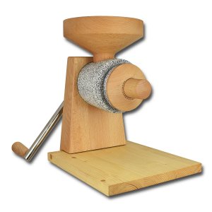 Bild 1 zu Artikel Handmühle Schnitzer Country mit Holztrichter und Tischklemmen 