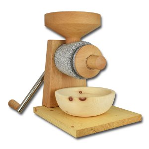 Bild 3 zu Artikel Handmühle Schnitzer Country mit Holztrichter und Tischklemmen 