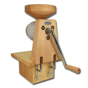 Bild 6 zu Artikel Handmühle Schnitzer Country mit Holztrichter und Tischklemmen 